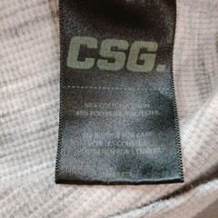 CSG Mens Size XL Heather Gray Thermal Shirt Waffle Knit Long Sleeve Warm Layer