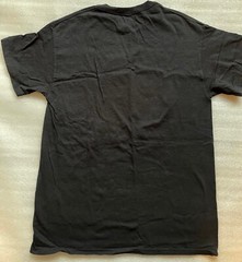UKRAINE SUPPORT, BIRD IN FLAG COLORS, BLACK COTTON TEE SHIRT M, NWOT