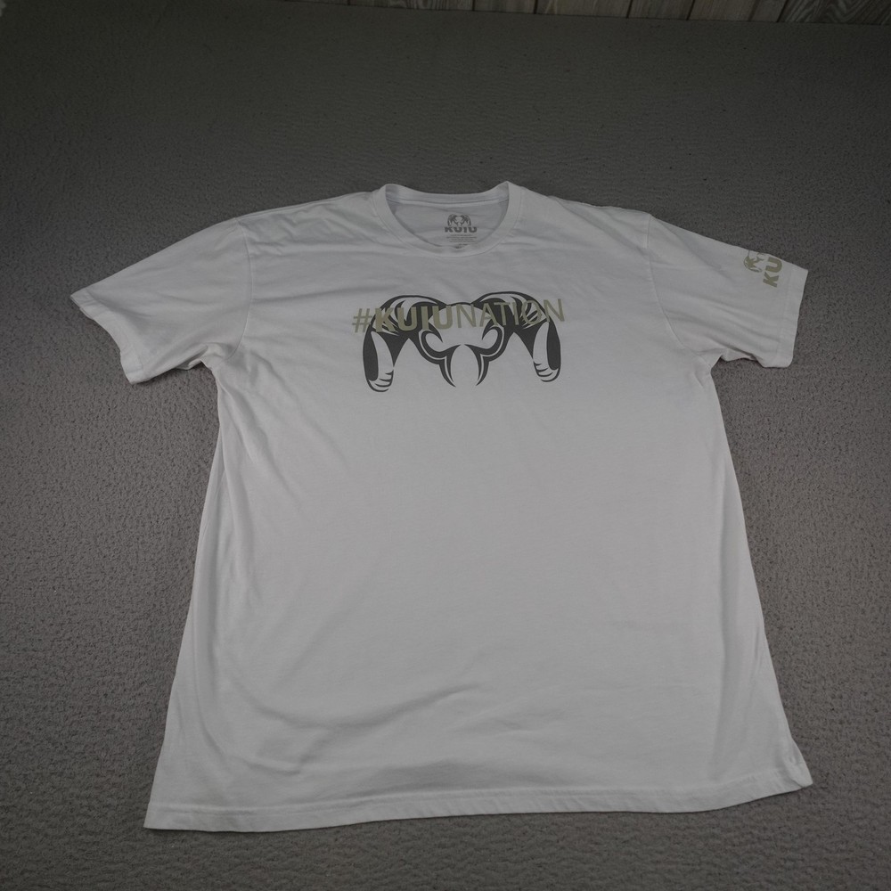 Kuiu Shirt Mens 2XL XXL White Hunting Gorpcore Outdoors Ram Logo Nature