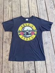 1987 Guns-N-Roses Was Here Tour Tee 26.5” Shoulder To Waist 19” Pit To Pit