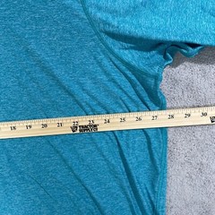 NWOT Lands’ End Men’s XXL Aqua Heather Short Sleeve T-Shirt