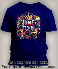 Mens 1865 Juneteenth Black History Tee Crown & Fist Glory Greystone 8XL Big