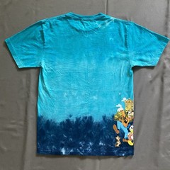 2019 Disney World New Year T Shirt Mens Medium Blue Tie Dye 2010s Orlando FL