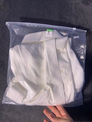 Brooks Brothers Milano Dress Shirt 17-35 White Non-Iron Supima Cotton Men’s