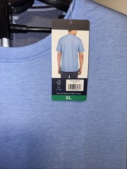 Lands’ End Men’s Tee Classic Fit 4-Way Stretch size XL NWT Blue