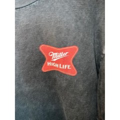 Abercrombie Miller High Life Girl in the Moon Christmas T-Shirt Mens Small Black