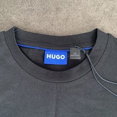Hugo Boss T-Shirt Men’s Small Nimper Crewneck Graphic Print Logo Black/Blue
