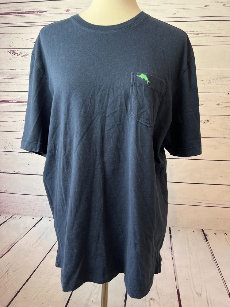 Tommy Bahama Relax Short Sleeve tee shirt Small Mens Pocket T-Shirt Pima UPF 50