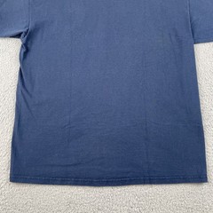 Vintage NYPD New York City Large Lee Total Cotton Shirt Made In USA Blue 90s Y2K