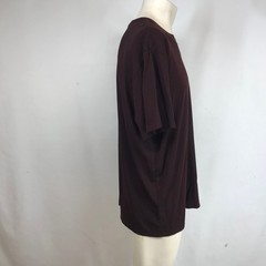 Vince Mens Pima Cotton Crew Neck T-Shirt Burgundy XL Short Sleeve Tee