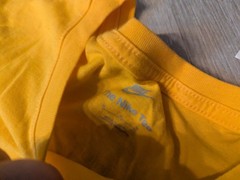 Nike The Art Of The Sport T Shirt Yellow Mens Medium NWT
