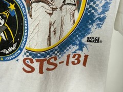 Spacecraft Shirt Adult XL Discovery STS-131 Support Crew Dutton ISS NASA White
