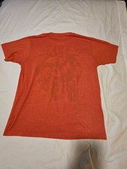 WWE Official Macho Man Orange Soft Ripple Junction T-Shirt Sz Large Excellent