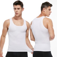 Men Compression Shirts Slimming Body Shaper Vest Tank Tops Abdomen Gynecomastia