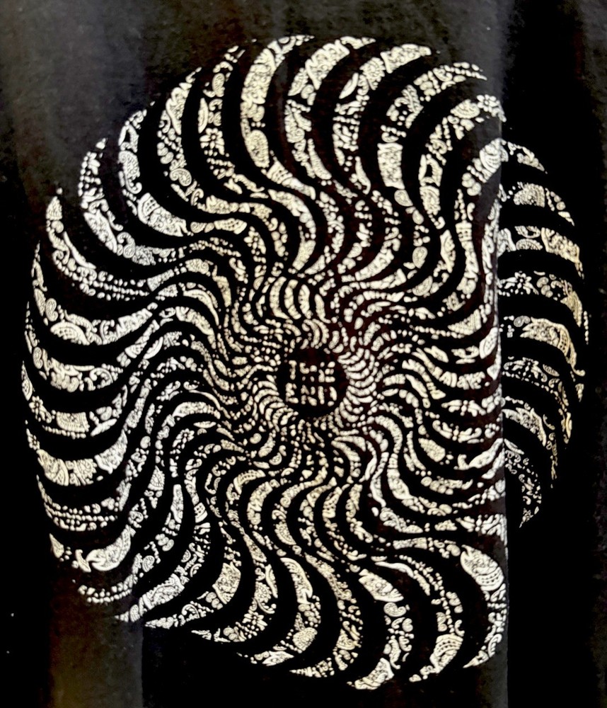 Spitfire Wheels Shirt Classic The End Swirl Paisley Mens Black T Shirt Sz L