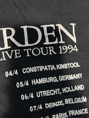 Soundgarden Vintage T Shirt 1994 Superunknown Tour Dates Seattle Grunge Cornell