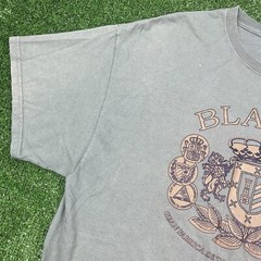 Y2K Blanco Cigars Tobacco 2000s Promo Tee Olive Green Shirt Men’s XL 24×29 -READ