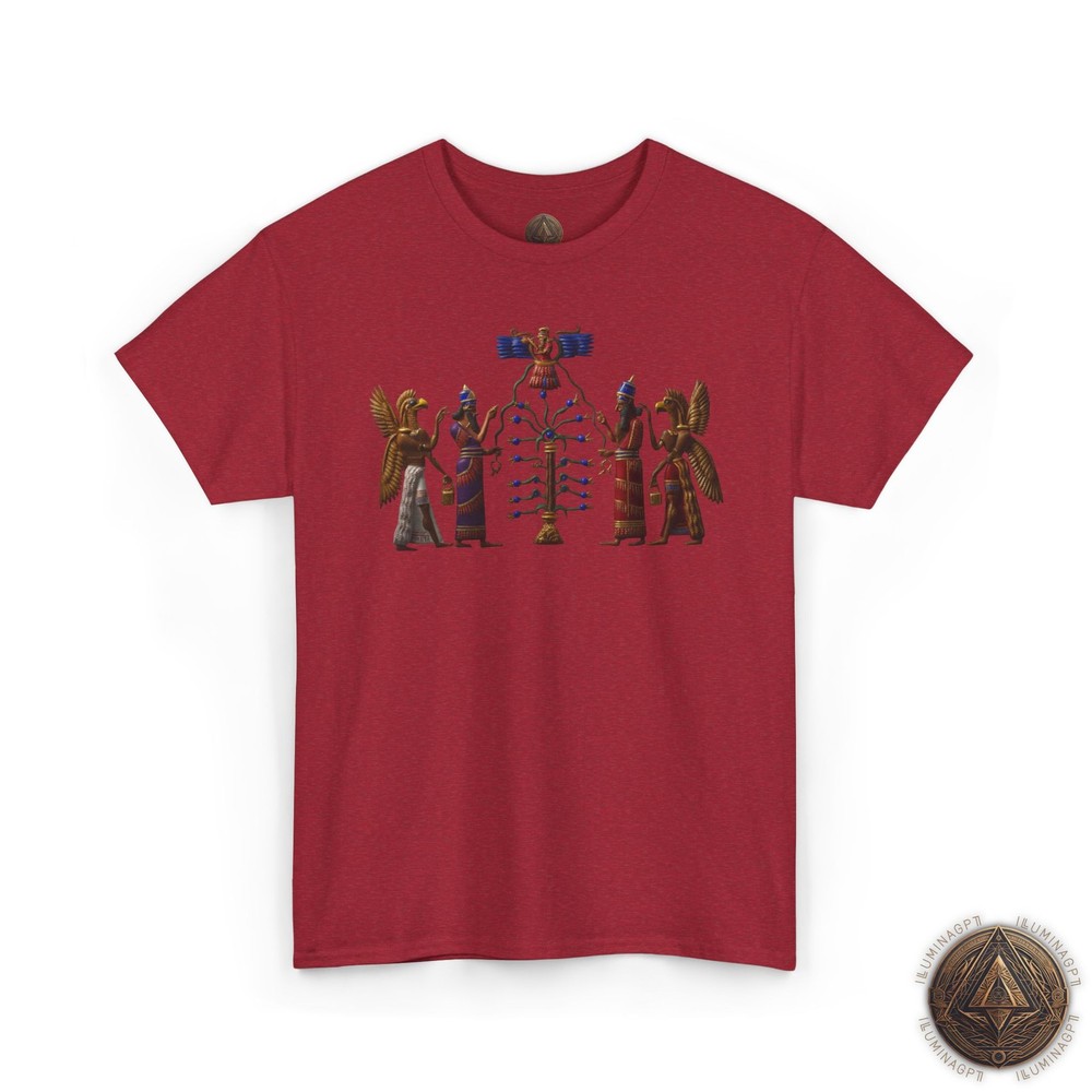 Anunnaki T-Shirt For Men & Women, Eagle Headed Apkallu Ancient Aliens Tee