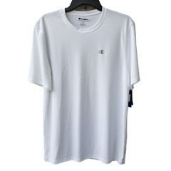 Champion Shirt Mens Medium Double Dry T-Shirt White
