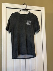 Hollister Run-DMC Graphic Print Men’s Relaxed Fit Tee M Black Crew Neck SS