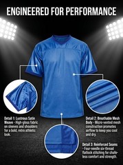 Custom Football Jersey Men Women Stitched Short Sleeve Tee Top Any Name Number