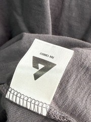 American Giant Gray Premium Slub Crew Neck T Shirt Men’s Large USA Made