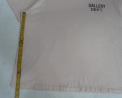 Gallery Dept T Shirt Mens Large Souvenir Tee Cream Beige Double Sided Hollywood