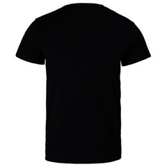 Superman Standing with Flag Men’s Black Shirt