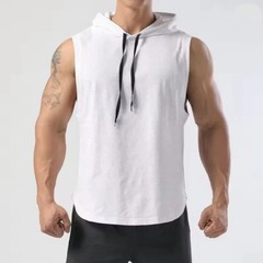 2026 Solid Color Men’s Tank Top Hip Hop Sleeveless Vest Gym Casual Shirt