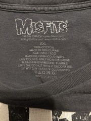 Misfits Band T-Shirt Men’s 2XL Black Fiend Skull American Flag Short Sleeve Tee