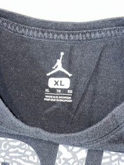 Nike Air Jordan Men’s Short Sleeve T-Shirt True OG Black Size XL