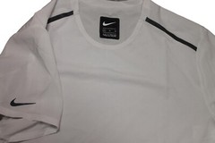 Nike Tech Pack Dri Fit Mens Sports Shirt White Black Size XL New