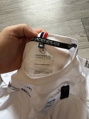 2022 MERCEDES-BENZ FORMULA E TEAM WHITE T-SHIRT OFFICIAL LICENSED PRODUCT Size M