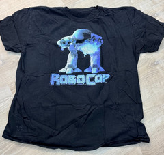 Orion 2016 2 XXL T-Shirt Robocop ED-209 Heavy Weathered Black T-Shirt Pre-Owned