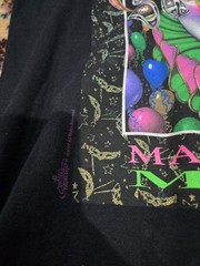 Vintage 90s 1999 New Orleans Masks Tshirt Andrea Mistretta medium Mardi Gras vtg