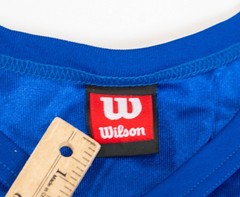 Vintage IBM Computer Football Jersey Men Size 2XL Blue Promo Made USA Wilson