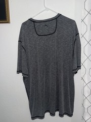 Tommy Bahama Men’s Gray Knit Crew Neck Short Sleeve T-Shirt XL Contrasting Trim