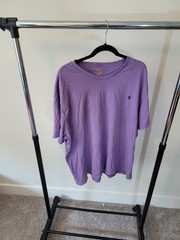 Polo Ralph Lauren Light Purple Solid Short Sleeve Crew Neck T Shirt 2XB