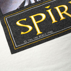 Spirit Dancer Diamond Dust Vintage 90s T Shirt Mens M White Native American Art