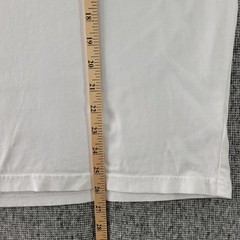 Michael Kors Mens T Shirt Medium White Contrast Trim Collar Logo Crewneck…