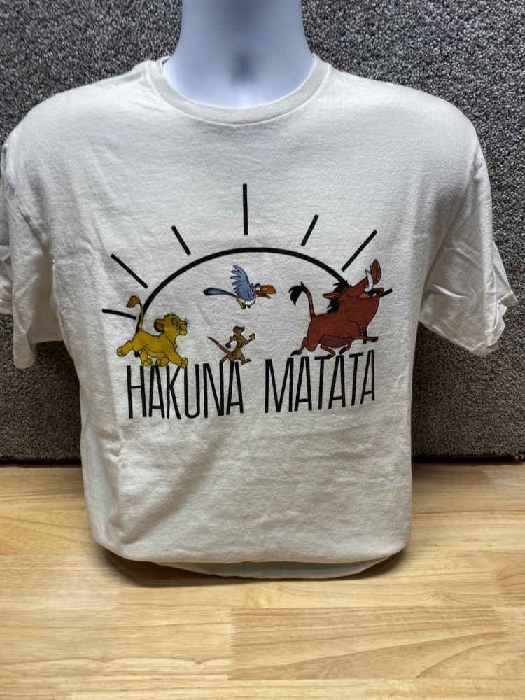 Vintage 90s The Lion King Simba T Shirt L Walt Disney Hakuna Matata Pumba Timon
