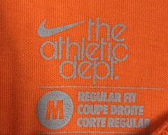 Nike “Air Tight Outta Sight.” T-Shirt Color: Orange Men’s Size MEDIUM EUC