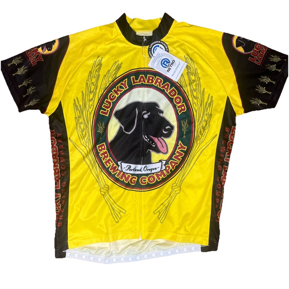Men’s Lucky Lab Jersey W/Full Length Hidden Zipper Size 3XL NWT