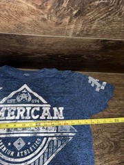 American Fighter Premium Athletics T-Shirt Adult M Blue Training Gym MMA Active