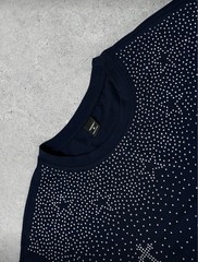 New Men Women Luxury Diamond Crosses Stars Rhinestones Fashion T-Shirt 7 Colors
