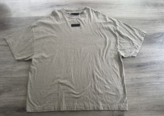 FEAR OF GOD FOG Essentials Oversized LOGO Appliqué HOMESTEAD Heather T-Shirt XXL