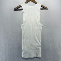 Madewell Tank Top Men’s XS White Ribbed Blank Beater Solid layer Cotton NEW