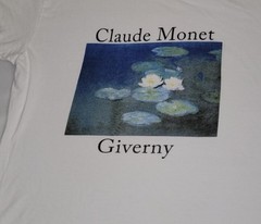 Claude Monet at Giverny Shirt- Sols Regent T-shirt Size M Medium