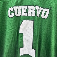 Vintage Jose Cuervo XL Shirt Jersey Green Football Promo Tequila Margarita