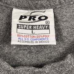 PROCLUB PRO CLUB MENS PLAIN SHIRT Supper Heavy Size L SHORT SLEEVE TEE